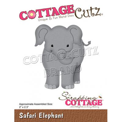 CottageCutz Scrapping Cottage - Safari Elephant